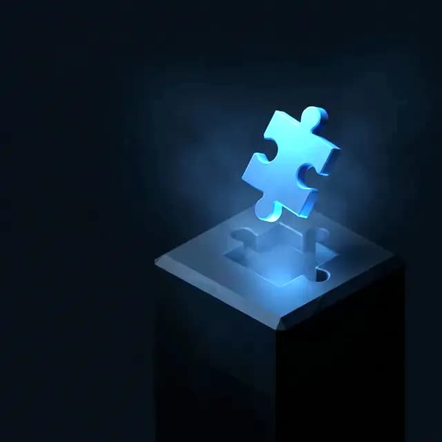 Une pièce lumineuse qui vient s'emboîter dans un bloc sombre